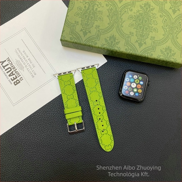 Apple Watch S8 szíj — Ablejoy PU anyag, Divat stílus, Kompatibilis Apple Watch-szal