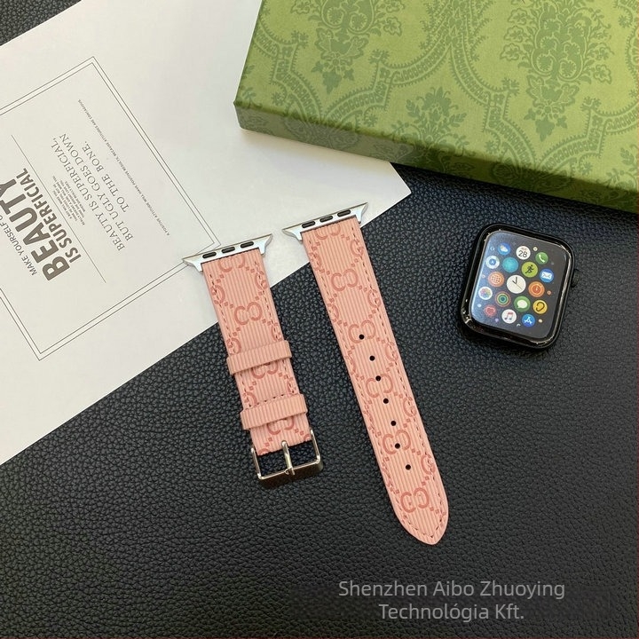 Apple Watch S8 szíj — Ablejoy PU anyag, Divat stílus, Kompatibilis Apple Watch-szal