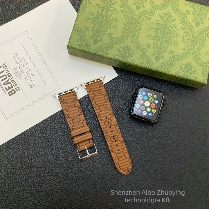 Apple Watch S8 szíj — Ablejoy PU anyag, Divat stílus, Kompatibilis Apple Watch-szal