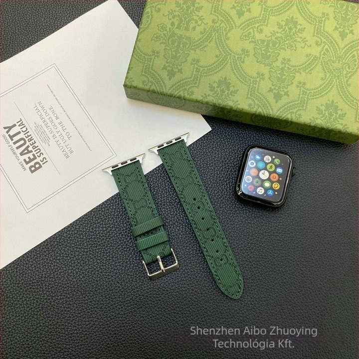 Apple Watch S8 szíj — Ablejoy PU anyag, Divat stílus, Kompatibilis Apple Watch-szal