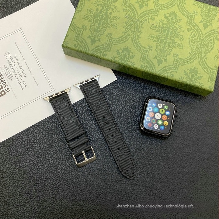 Apple Watch S8 szíj — Ablejoy PU anyag, Divat stílus, Kompatibilis Apple Watch-szal