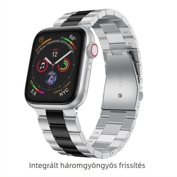 Apple Watch integrált három gyöngyös rozsdamentes acél szíj