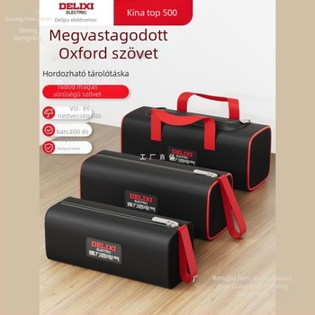 Vászon szerszámtáska villanyszerelőknek — masszív, tartós, multifunkcionális, hordozható tok javításhoz és faragáshoz