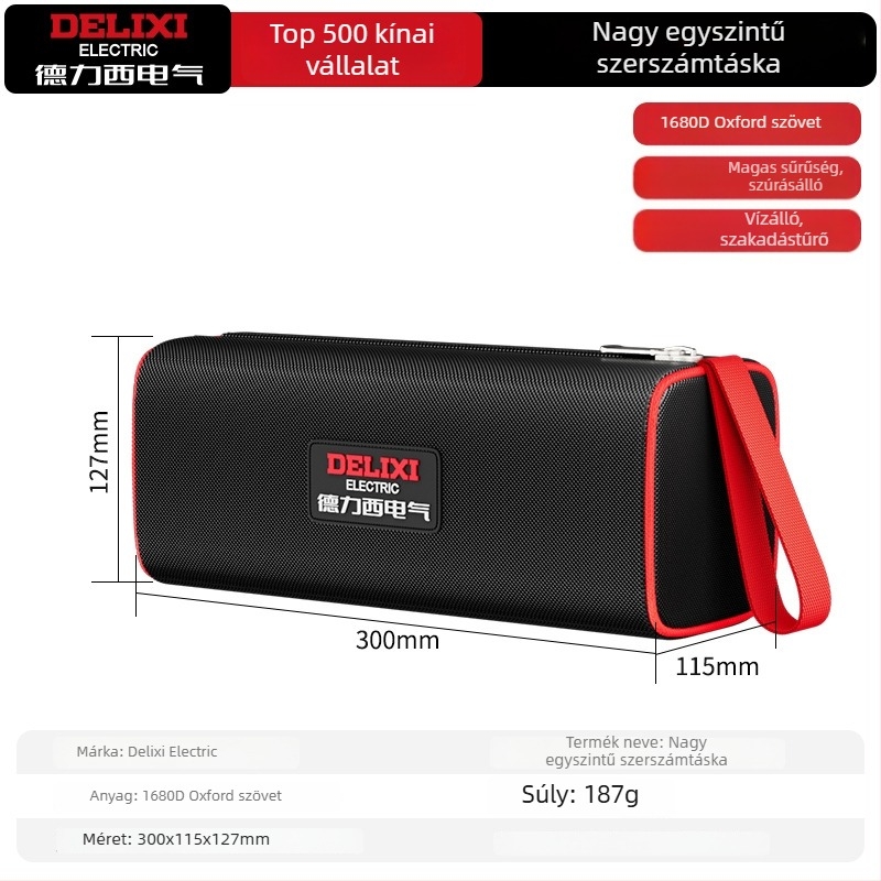 Vászon szerszámtáska villanyszerelőknek — masszív, tartós, multifunkcionális, hordozható tok javításhoz és faragáshoz