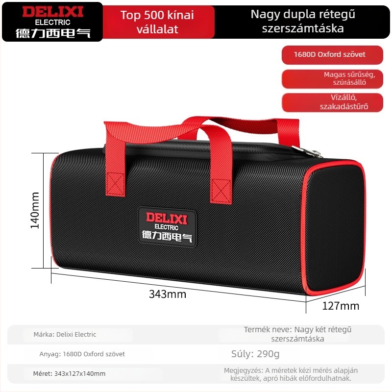 Vászon szerszámtáska villanyszerelőknek — masszív, tartós, multifunkcionális, hordozható tok javításhoz és faragáshoz