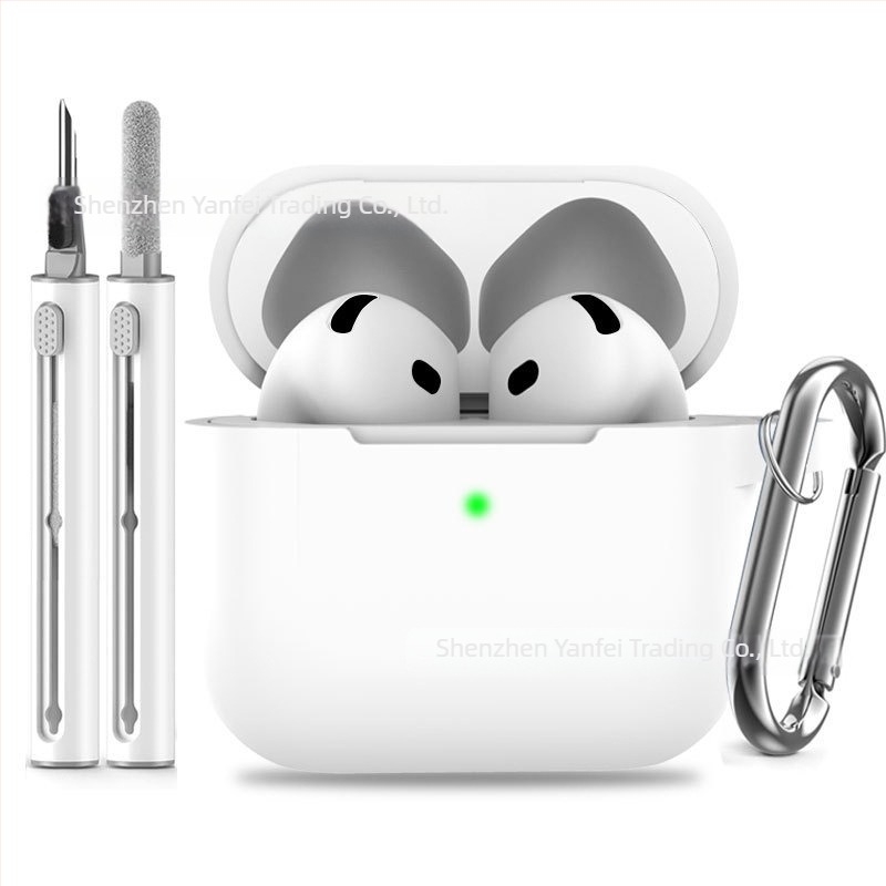 AirPods Pro 3-hoz 2,5 mm vastag szilikon védőtok, tisztító tollal