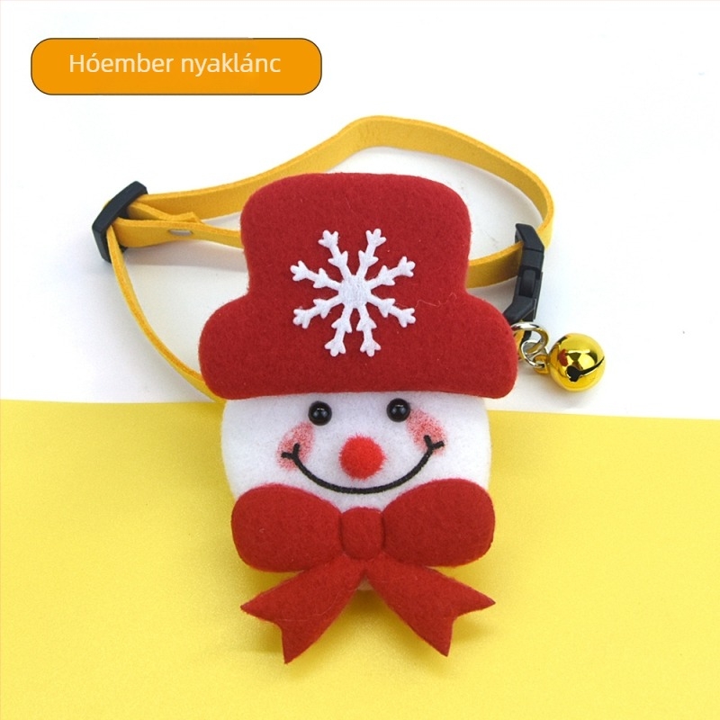Kisállat Karácsonyi készlet: kutyanyakörv csengővel és Mikulás sapkával (Minta: egyszínű; Anyag: Koreai velúr; Szövés: egyszerű szövés; Alkalmas minden évszakra; Univerzális)