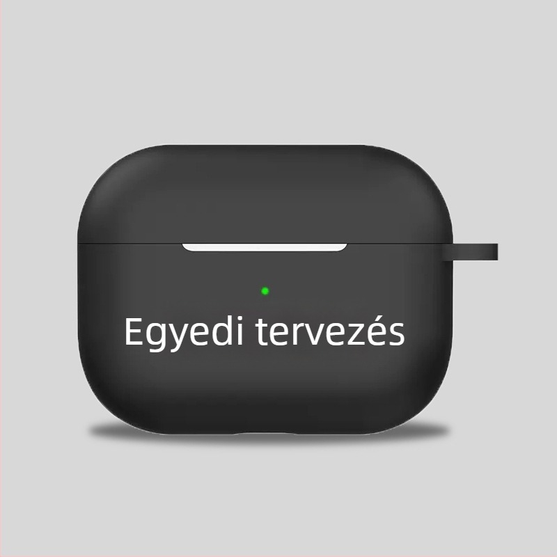 AirPods védőtok — TPU, Frosted Soft-Shell, Injection molding, Személyre szabható, Univerzális