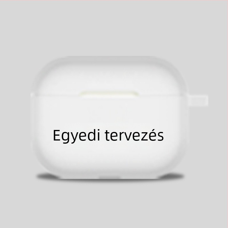 AirPods védőtok — TPU, Frosted Soft-Shell, Injection molding, Személyre szabható, Univerzális