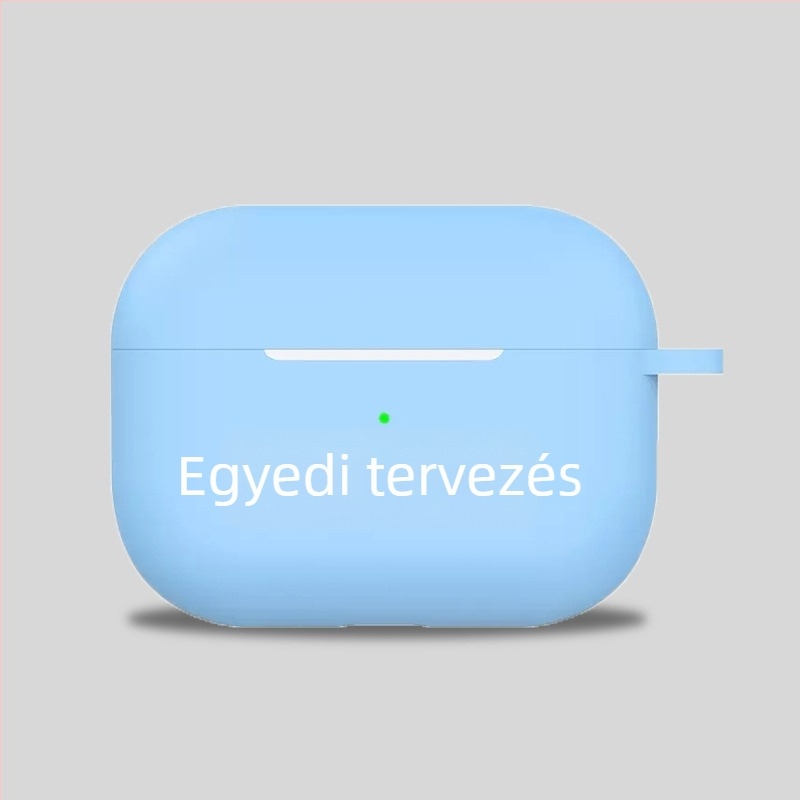 AirPods védőtok — TPU, Frosted Soft-Shell, Injection molding, Személyre szabható, Univerzális