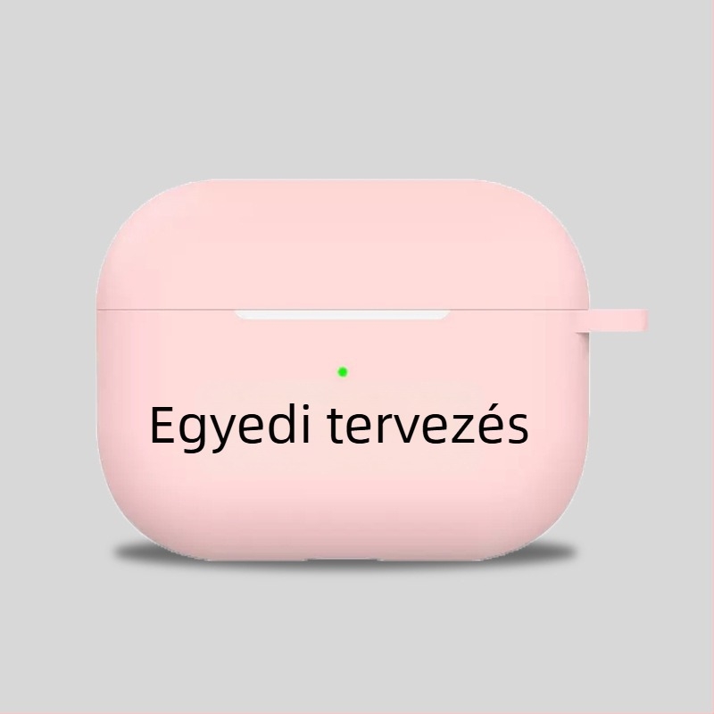 AirPods védőtok — TPU, Frosted Soft-Shell, Injection molding, Személyre szabható, Univerzális