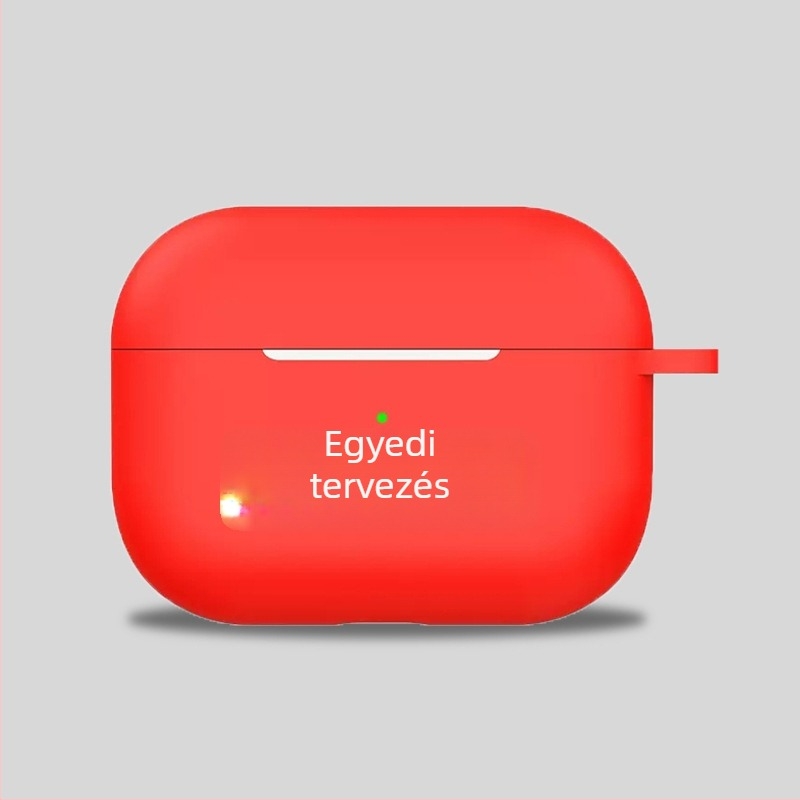 AirPods védőtok — TPU, Frosted Soft-Shell, Injection molding, Személyre szabható, Univerzális