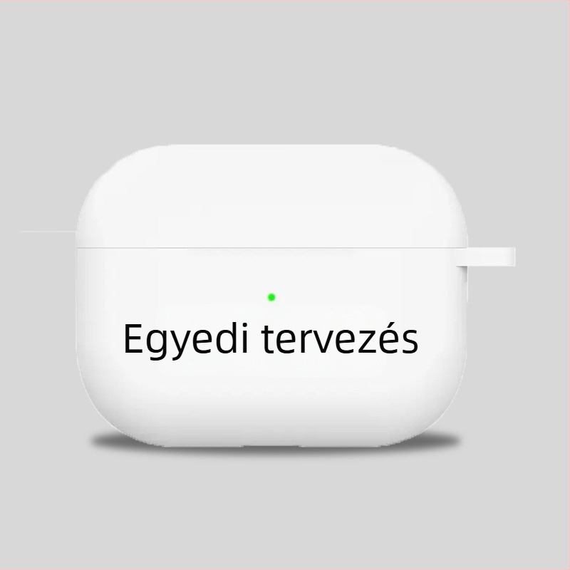AirPods védőtok — TPU, Frosted Soft-Shell, Injection molding, Személyre szabható, Univerzális
