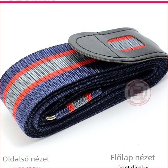 PU anyagú poggyász kötőszalag, vastított, állítható, keresztirányban megerősített