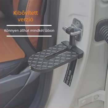 Alumínium ötvözetű autó kapaszkodó pedál – univerzális SUV-hoz, multifunkcionális, csúszásmentes, ajtózár-kampóval