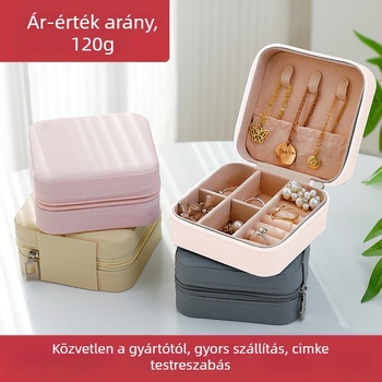 Ékszeres doboz, modell 10105, kompozit anyagok, koreai stílus, kemény