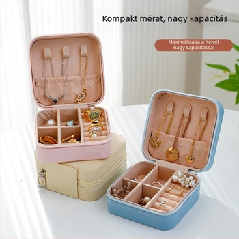 Ékszeres doboz, modell 10105, kompozit anyagok, koreai stílus, kemény