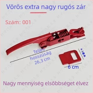 Hanghang rugós kézi zárcsomó elektromos háromkerekű szállítási zárhoz — Anyag: Egyéb, Specifikáció: Nagy elektromos háromkerekű zár (1 db), Alkalmazás: Szállítási zár