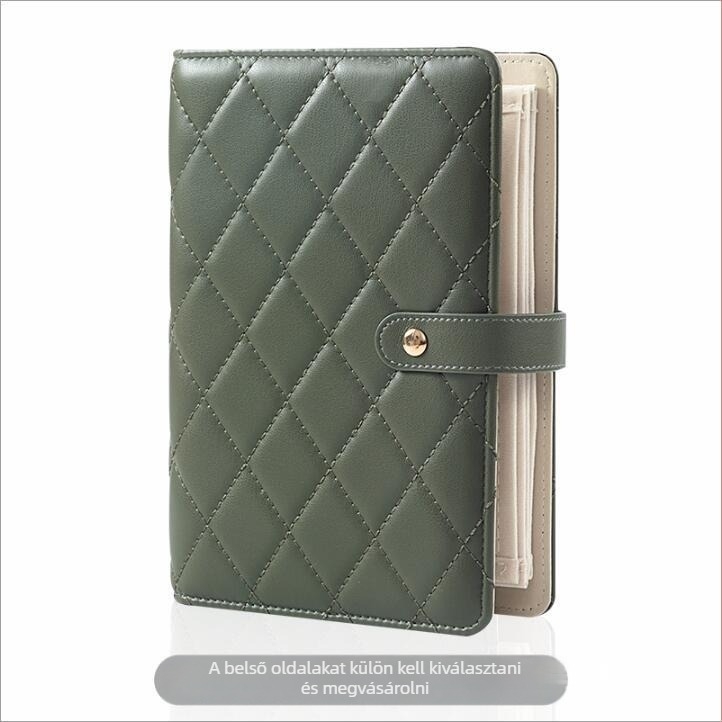Nappa mintázatú PU bőr ékszer-táska, koreai stílusú clutch, merev kivitel