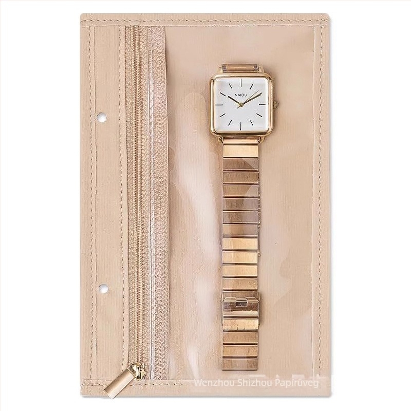 Nappa mintázatú PU bőr ékszer-táska, koreai stílusú clutch, merev kivitel
