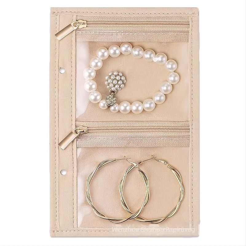 Nappa mintázatú PU bőr ékszer-táska, koreai stílusú clutch, merev kivitel