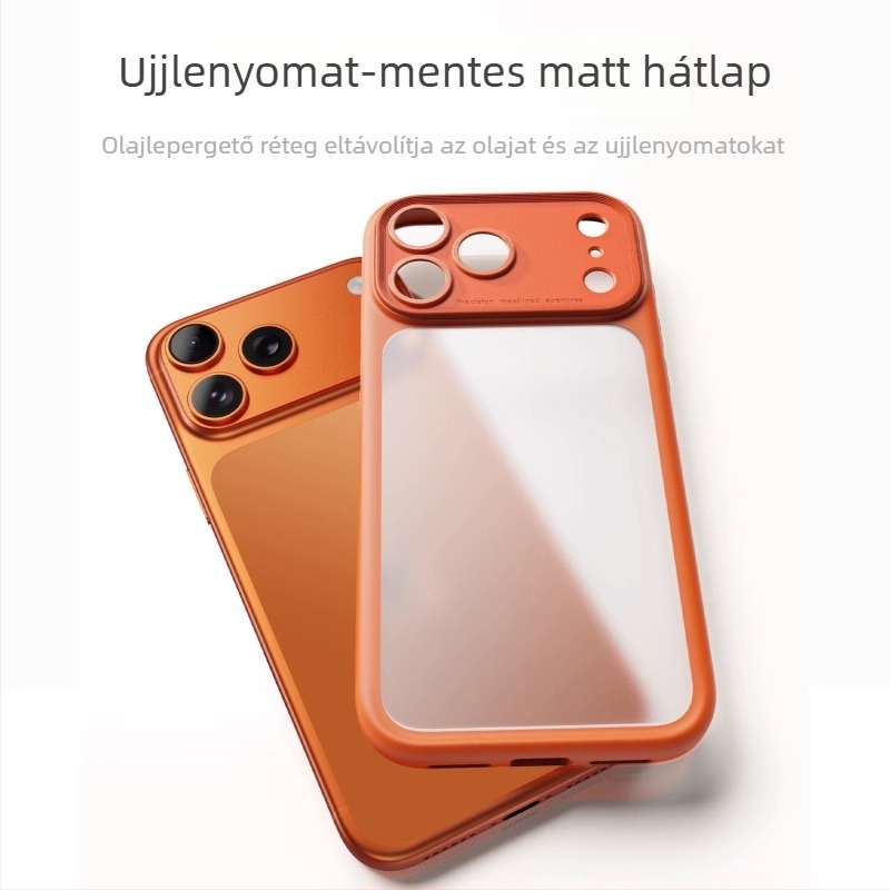 iPhone 17, 17 Pro, 17 Pro Max vagy 17 Air modellhez készült védőtok AI gombbal, pontos kamera kivágásokkal, levehető fedele; TPU+PC, ütésálló.
