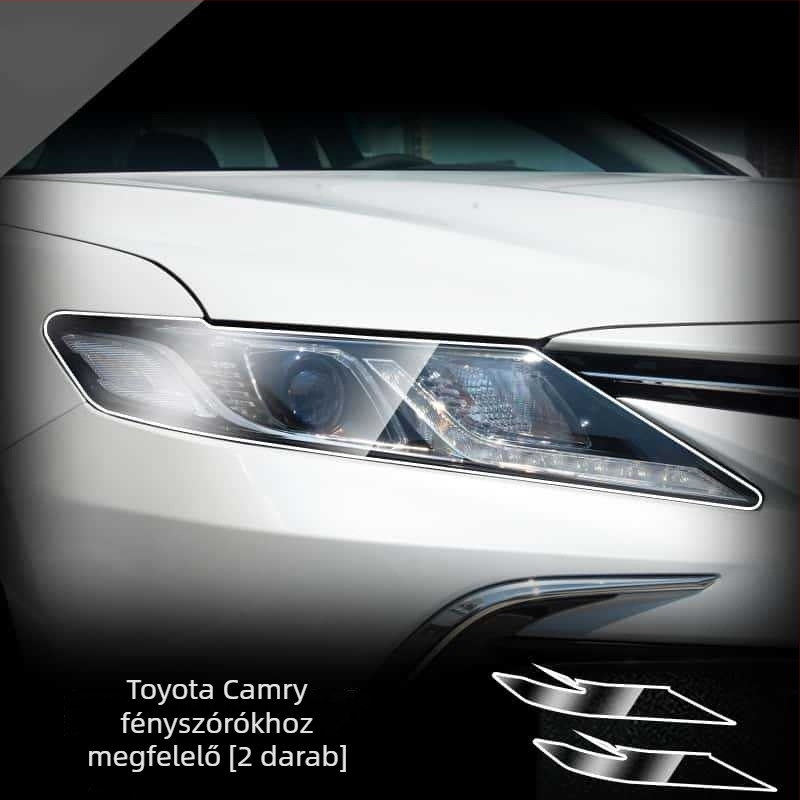 Autó első fényszóró fólia Toyota Camry, Highlander, RAV4, CHR, Land Cruiser modellekhez | Hidrogel fólia | Márka: QiuYiming