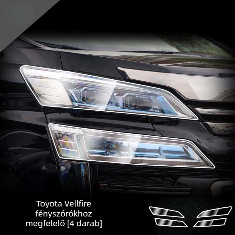 Autó első fényszóró fólia Toyota Camry, Highlander, RAV4, CHR, Land Cruiser modellekhez | Hidrogel fólia | Márka: QiuYiming