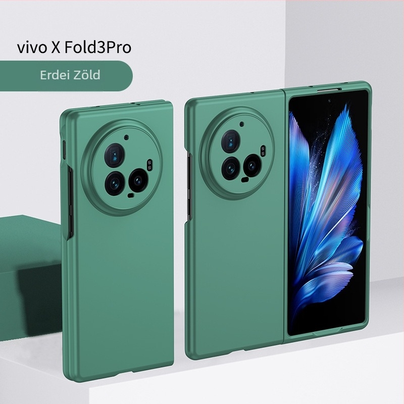 Vivo Find N5 hajtogatható telefonvédő tok – bőrhatású érzet, ütés elleni védelem, flip-top dizájn, CNC-megmunkált PC burkolat, testre szabható, kompatibilis Xfold5 és Xfold3 Pro