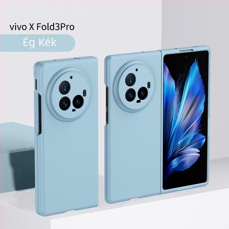 Vivo Find N5 hajtogatható telefonvédő tok – bőrhatású érzet, ütés elleni védelem, flip-top dizájn, CNC-megmunkált PC burkolat, testre szabható, kompatibilis Xfold5 és Xfold3 Pro