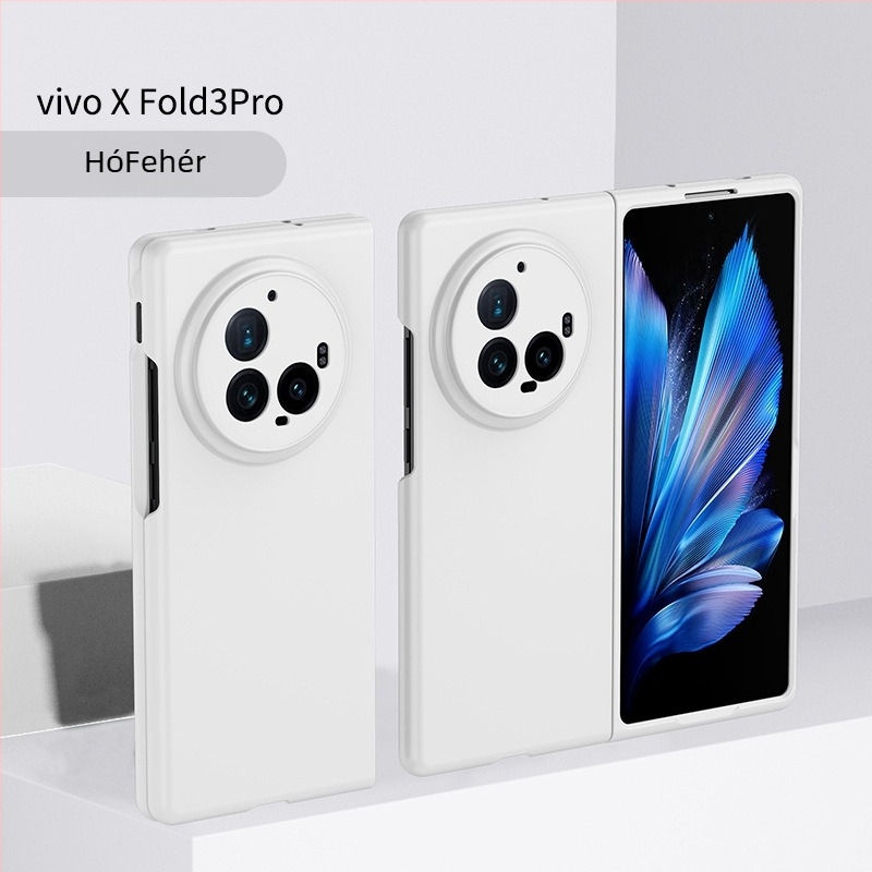 Vivo Find N5 hajtogatható telefonvédő tok – bőrhatású érzet, ütés elleni védelem, flip-top dizájn, CNC-megmunkált PC burkolat, testre szabható, kompatibilis Xfold5 és Xfold3 Pro