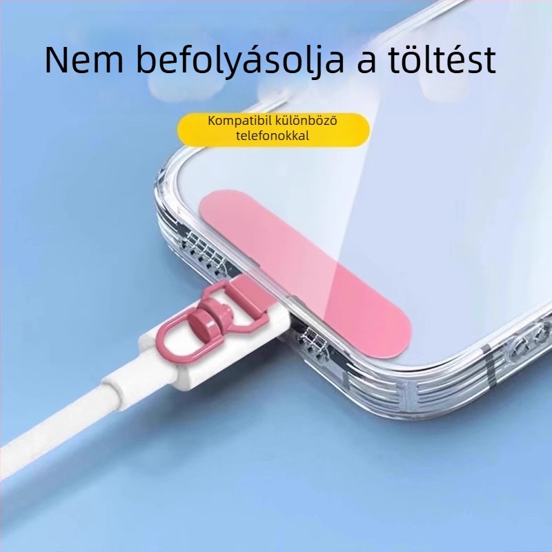 Telefontartó pánt montázs klipsz 360°-os forgó fém klip, fém, elektroplakált, uniszex, geometriai forma