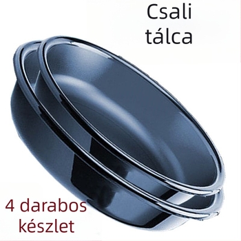 Háromrészes készlet anti-esés etetőmedencével horgászathoz, műanyag keverőtál