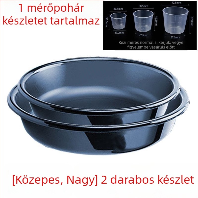 Háromrészes készlet anti-esés etetőmedencével horgászathoz, műanyag keverőtál