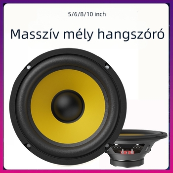 Autó basszus-horn • modell: Bass horn • impedancia: 4 Ω • csúcsteljesítmény: 35–300 W • diafragma anyaga: vas-bór