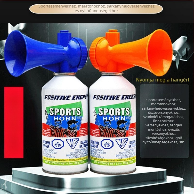 Indító síp atlétikai versenyekhez és sárkányhajó futamokhoz; magas hangú induló jel