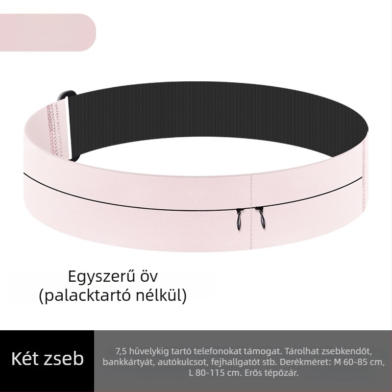 Telefon övtáska futáshoz Velcro-zárással – többfunkciós öv edzéshez, futáshoz és maratonihoz