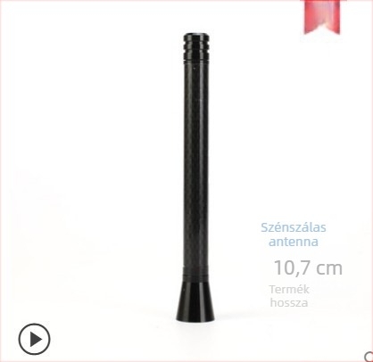 Mini autóantenna brit és német zászlókkal, dekoratív antenna univerzális járművekhez, menetes szerelés, 12V, Dazzling