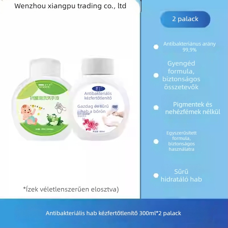 Automata szenzoros habos kézfertőtlenítőgép – műanyag ház, EU CE tanúsítvány, Xiangpu