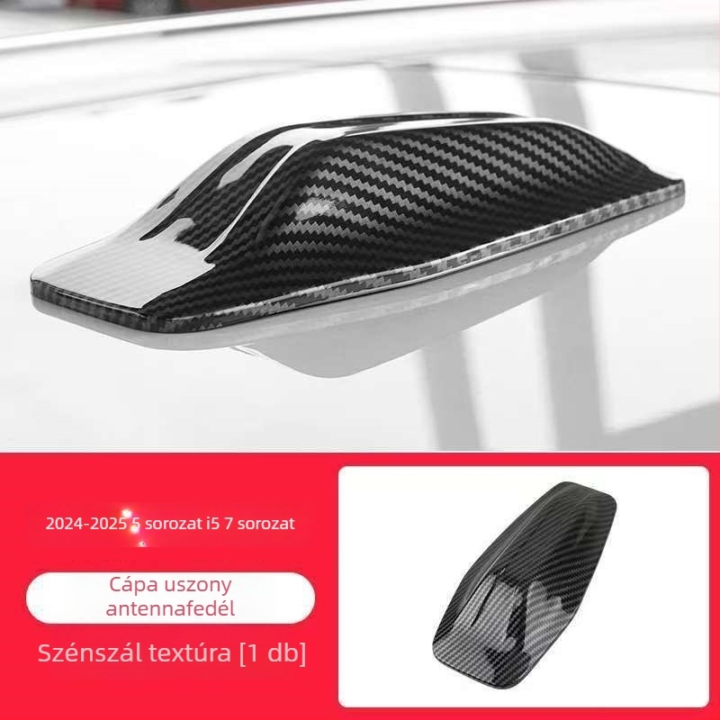 BMW szénszálas antennefedél, cápauszony formájú, dekoratív antenna minden BMW modellhez, ragasztásos telepítés