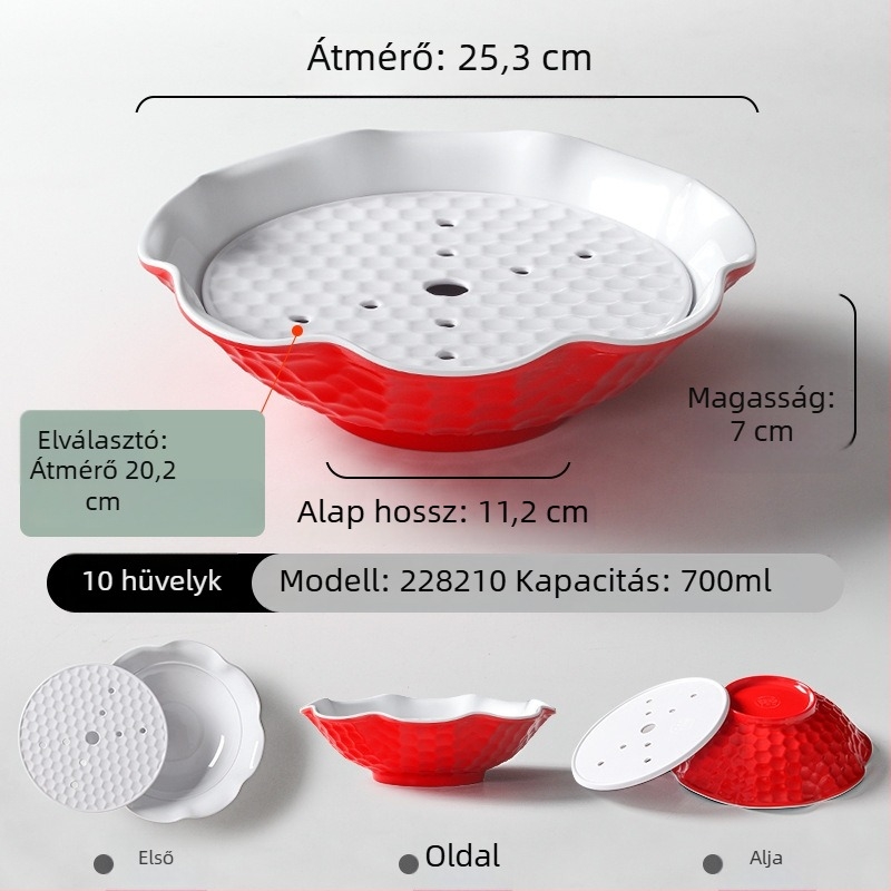 Melamin étkészlet szárazjég tál sashimi-hoz, különleges formájú tál, egyedi logóval, szállodai használatra