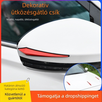 Szilikonból készült antiütköző csík autótesthez — karosszéria védelem, karcolás elleni védelem, visszapillantó tükör védelme