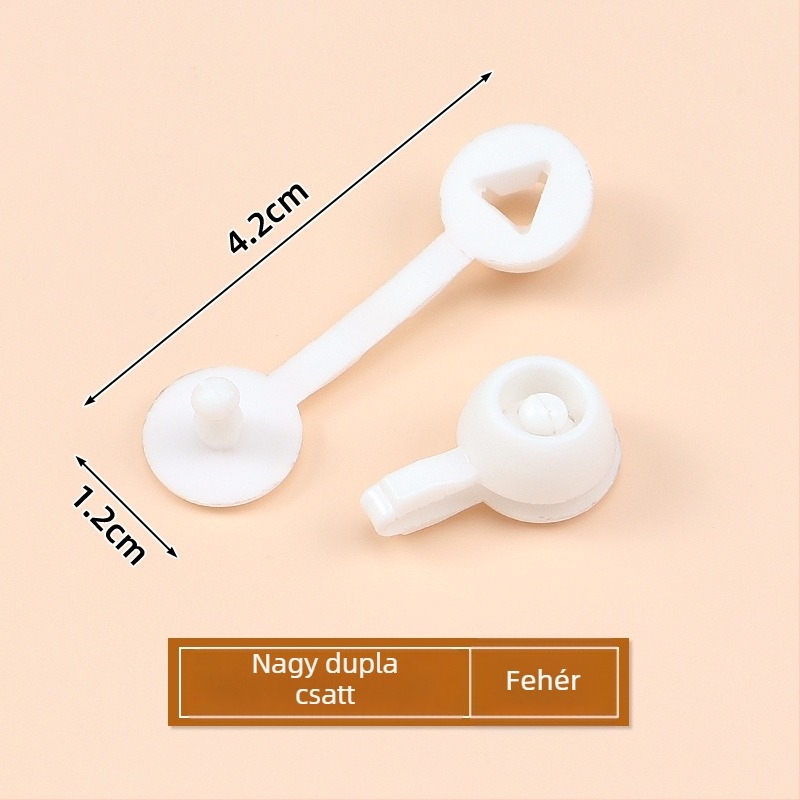 Anti-theft csat címkével és csuklópánttal (műanyag, nyomógomb, Tammy)