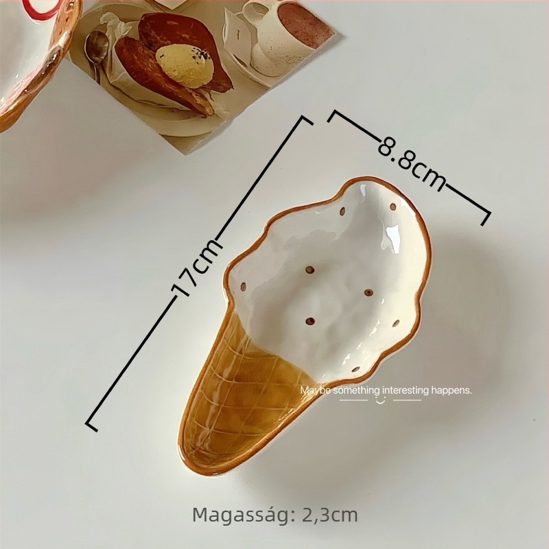 Porcelán mélytál ins-stílusú, underglaze felülettel, kör alakú, mikrózható, reggelire és desszerthez.