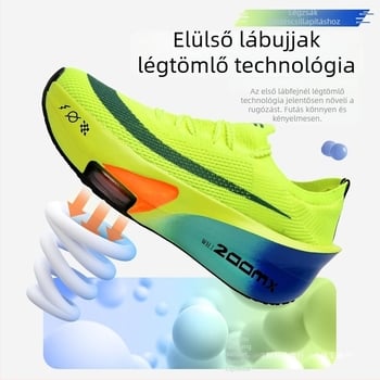 Férfi Alpha 3 NK futócipő hálós felsőrésszel, PU belső talp, PVC külső talp, alacsony sarok 1–3 cm, fűzős zárás