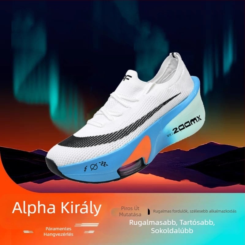 Férfi Alpha 3 NK futócipő hálós felsőrésszel, PU belső talp, PVC külső talp, alacsony sarok 1–3 cm, fűzős zárás