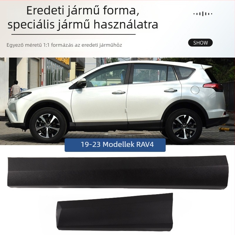 Toyota RAV4 (2013–2023) ajtó alsó védőpanel és oldalsó perem, karcolás elleni védelem