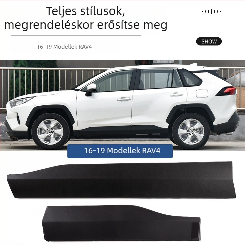 Toyota RAV4 (2013–2023) ajtó alsó védőpanel és oldalsó perem, karcolás elleni védelem