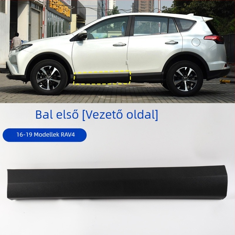 Toyota RAV4 (2013–2023) ajtó alsó védőpanel és oldalsó perem, karcolás elleni védelem
