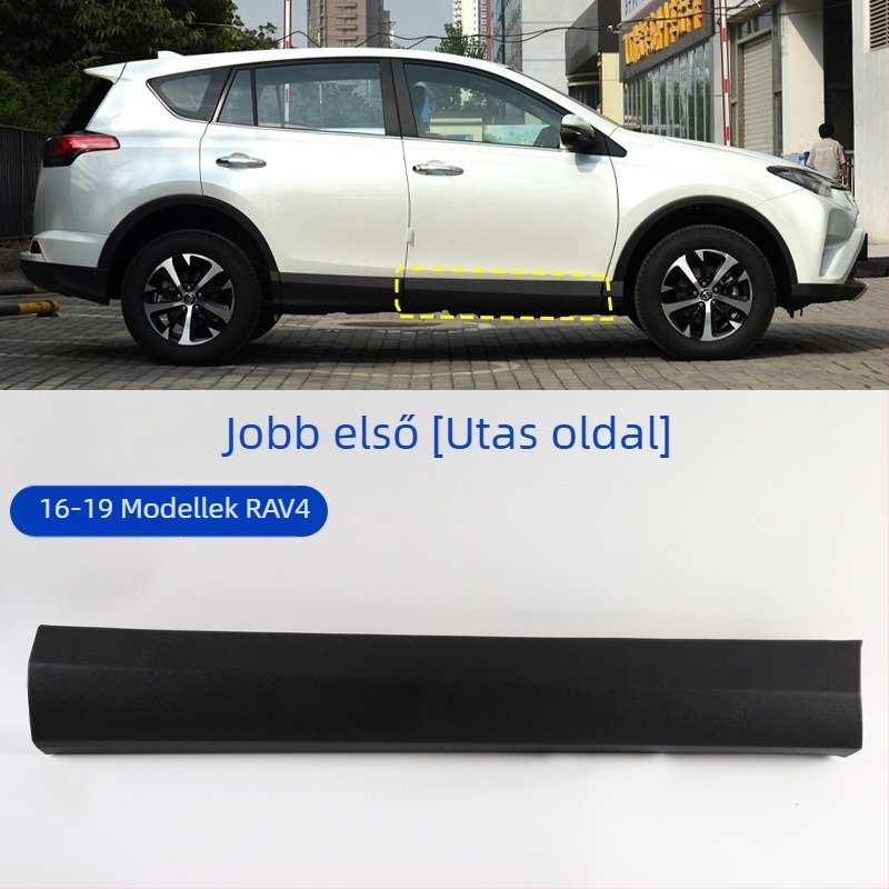 Toyota RAV4 (2013–2023) ajtó alsó védőpanel és oldalsó perem, karcolás elleni védelem